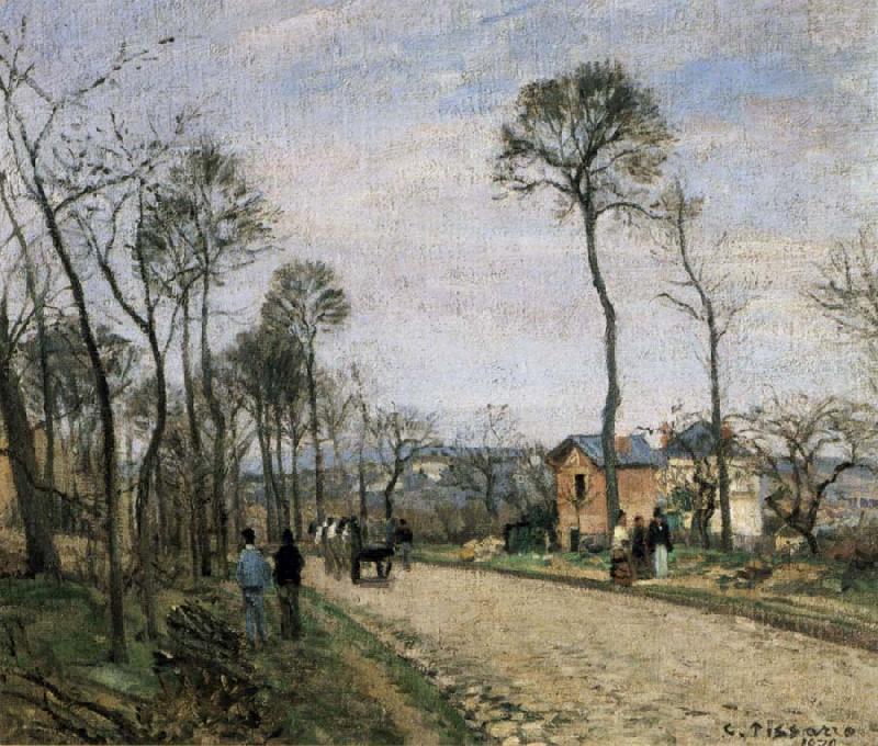 The Road from Louveciennes, Camile Pissarro